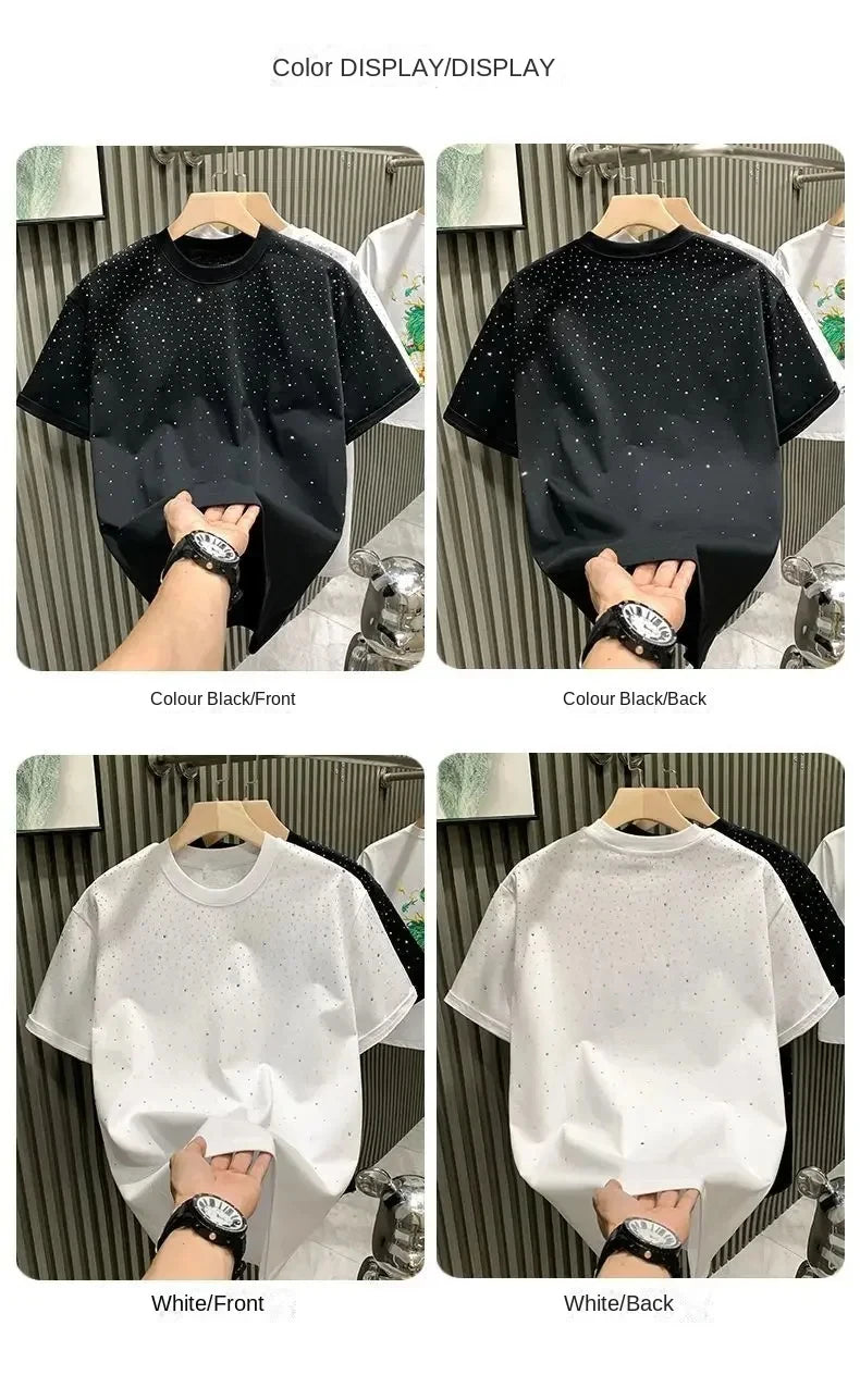 Summer Rhinestone Rivet T-Shirt