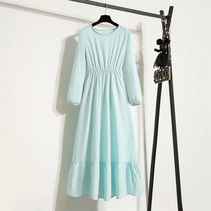 Casual Full Sleeve Beach Party Long Dress
