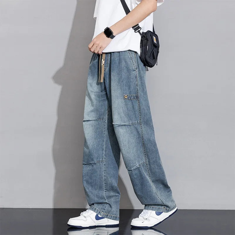 Vintage Washed Cotton Jeans