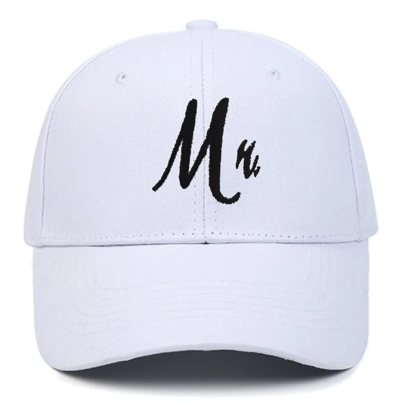 Mom & Dad Embroidered Baseball Caps – Couples Gift Set