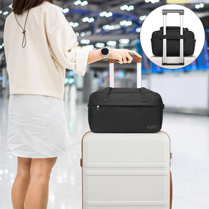 Kono 35x20x20 Cabin Bag Under Seat Ryanair Flight Carry On Bag Sports Travel Duffel Holdall Hand Luggage 14L Unisex