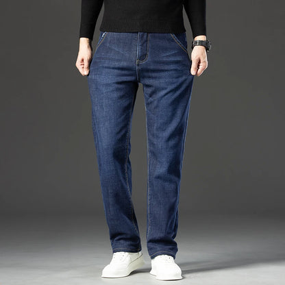 High Quality Men Fleece Jeans