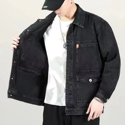 Vintage Black Denim Jacket