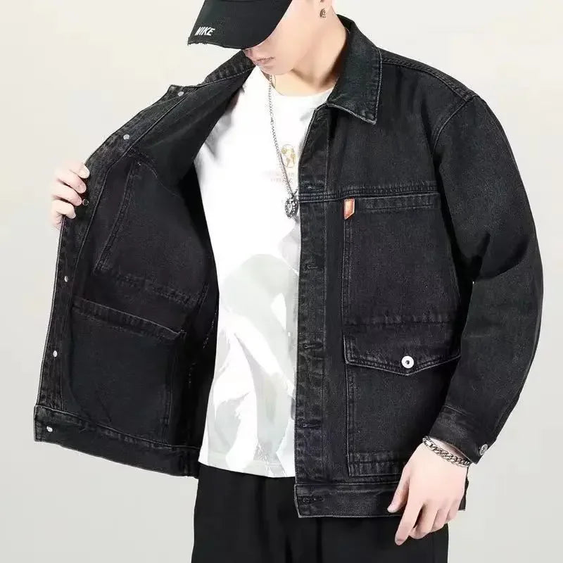 Vintage Black Denim Jacket