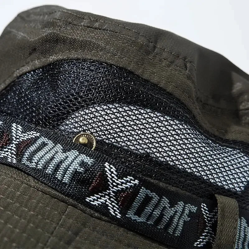 Men’s Summer Bucket Hat – UV Protection, Wide Brim, Mesh Design