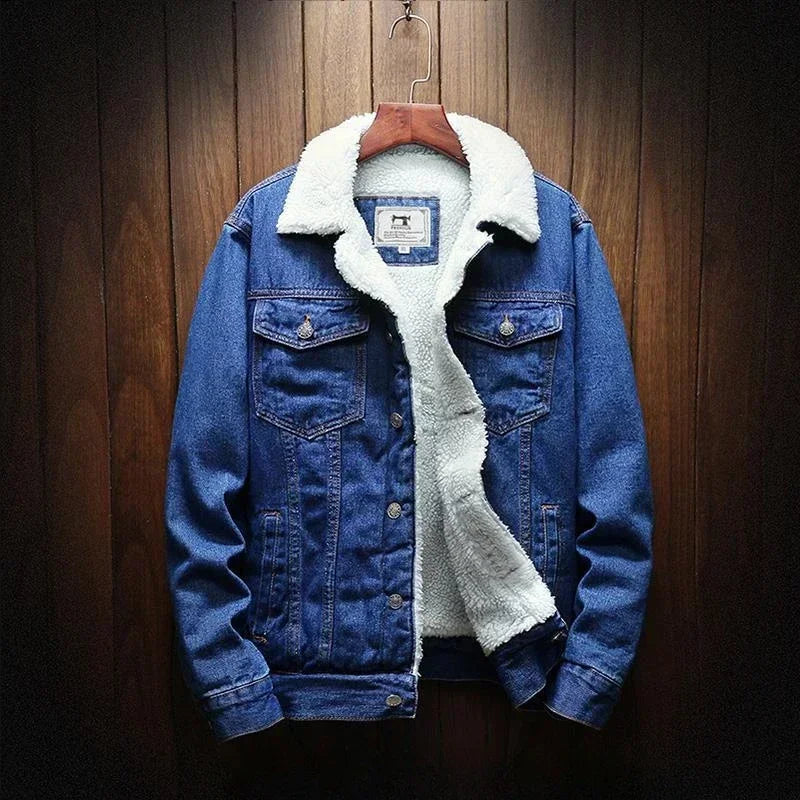 Warm Padded Denim Jacket