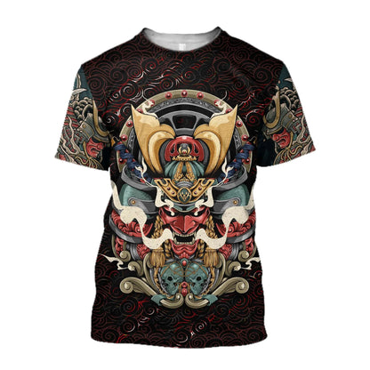 Samurai Oversized Cotton Punk T-Shirt
