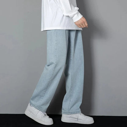 Men's Casual Straight Leg Denim Jeans