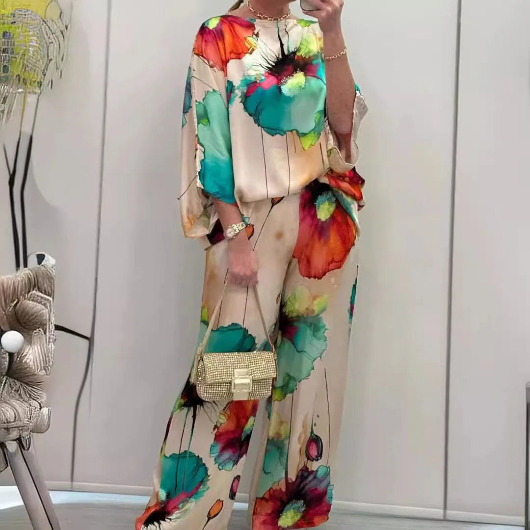 Madison™ | Women's Satin Two-Piece Set
