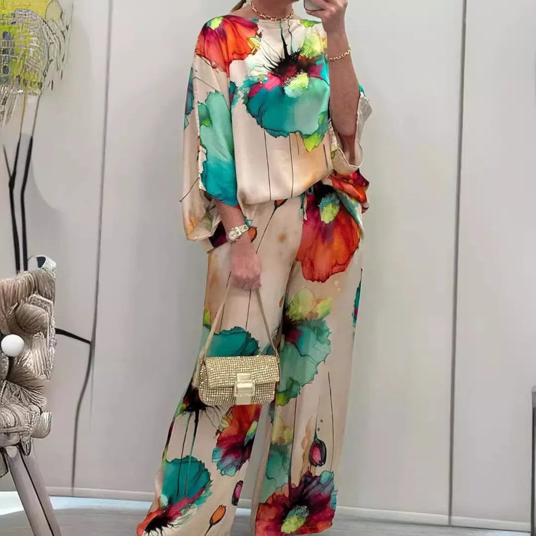 Madison™ | Women's Satin Two-Piece Set