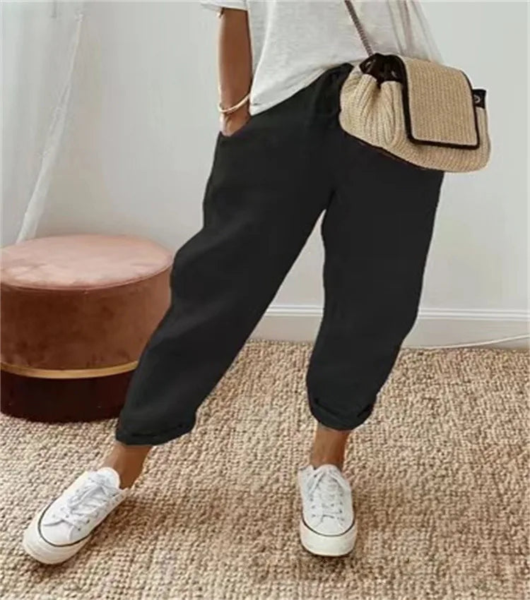 Women’s Casual Striped Ankle Pants