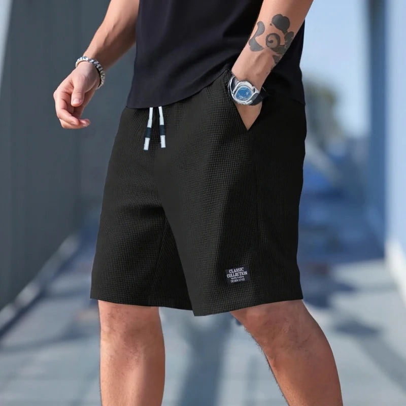 Men's Textured Beach Shorts