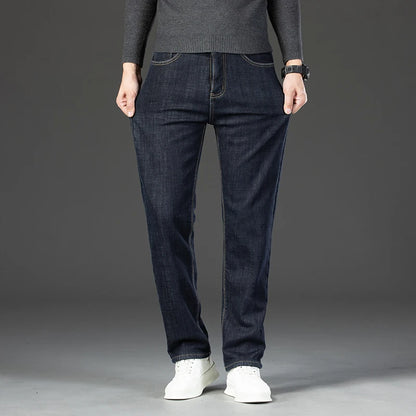 High Quality Men Fleece Jeans