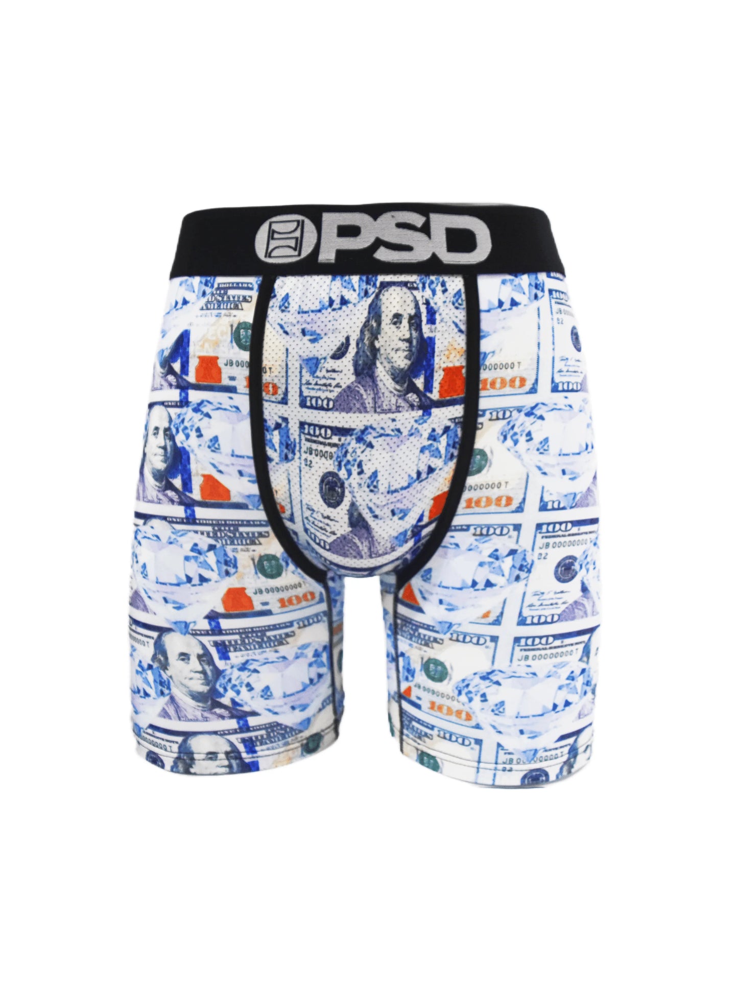 5-Pack Trendsetter Men's Boxer Briefs by PSD - Specifications and Size Chart