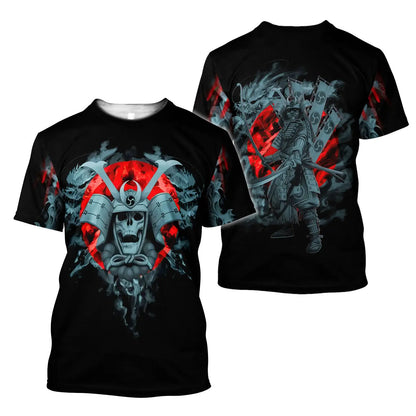 Samurai Oversized Cotton Punk T-Shirt