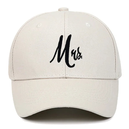 Mom & Dad Embroidered Baseball Caps – Couples Gift Set