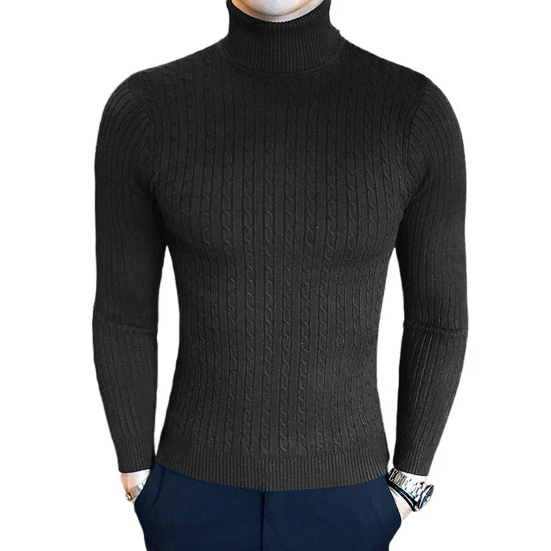 Men's Slim Fit Turtleneck Sweater