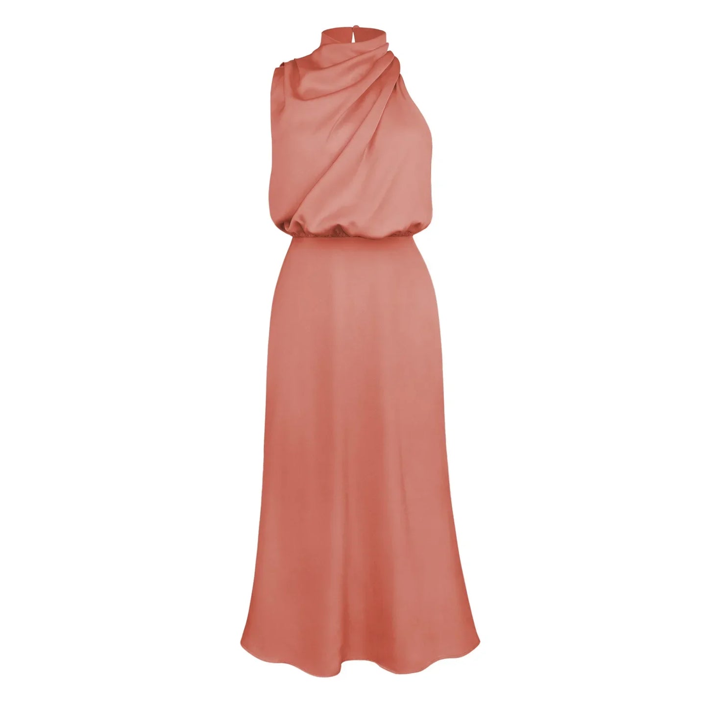 Callista™ | Glamorous satin halter dress