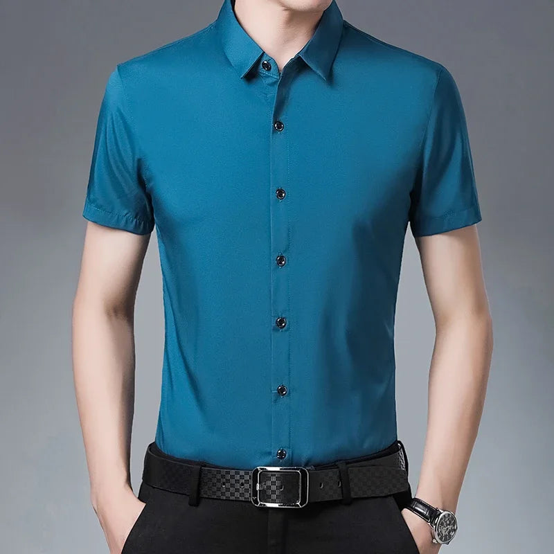 Business Casual Short-Sleeve Shirt