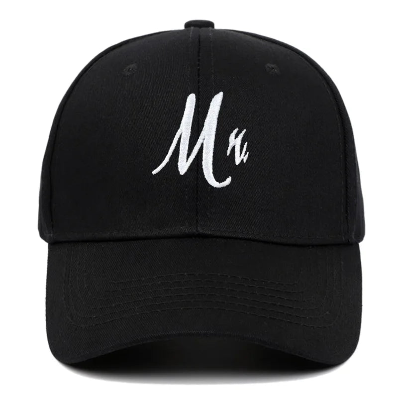 Mom & Dad Embroidered Baseball Caps – Couples Gift Set
