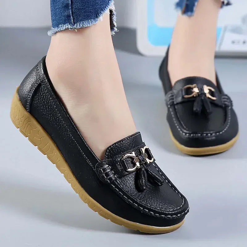 Slip-On Loafers Ballet Flats Casual Moccasins