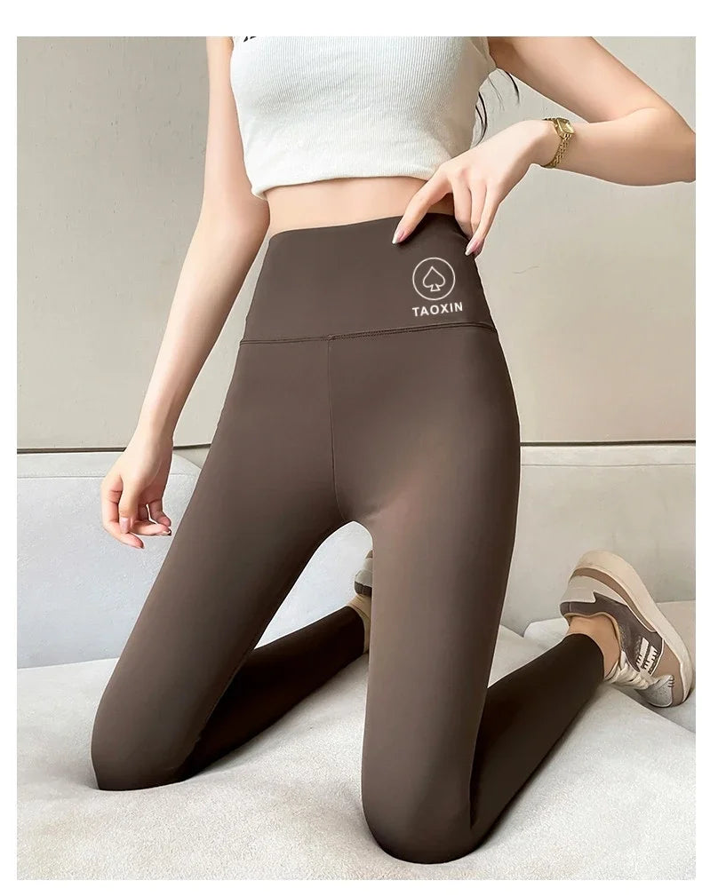 High Waisted Seamless Yoga Leggings