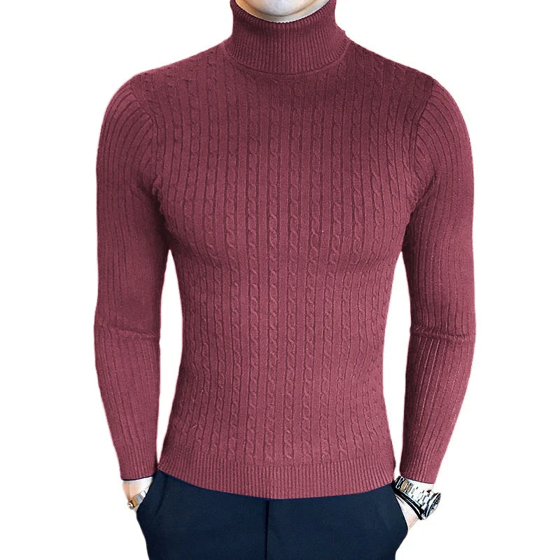 Men's Slim Fit Turtleneck Sweater