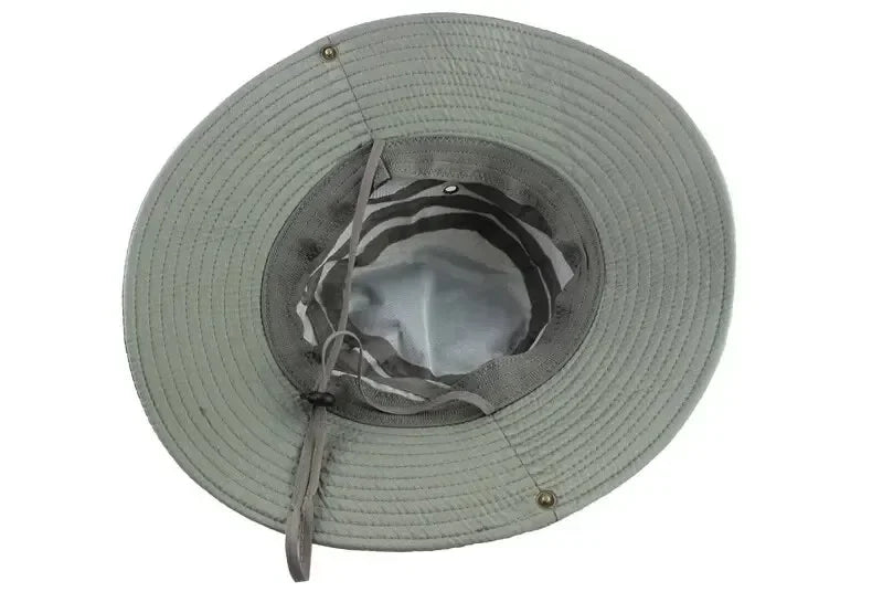 Men’s Summer Bucket Hat – UV Protection, Wide Brim, Mesh Design