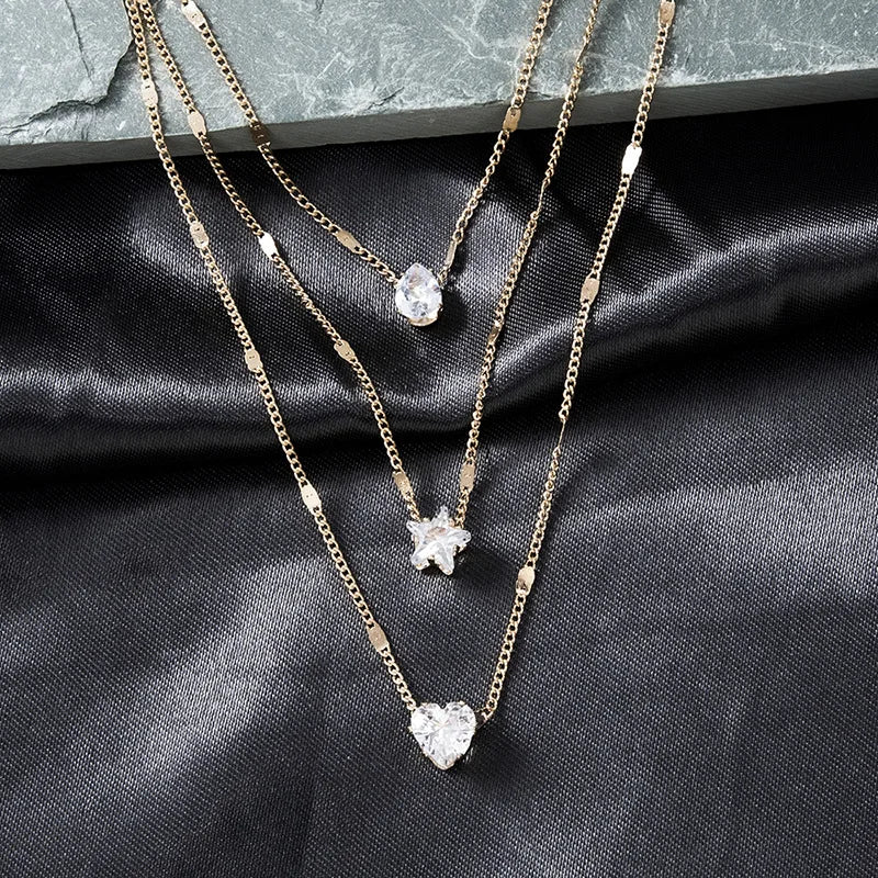 Trendy Zircon Pendant Necklace