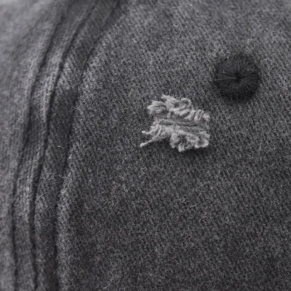 Distressed Baseball Cap – Vintage Washed Dad Hat for Men & Women