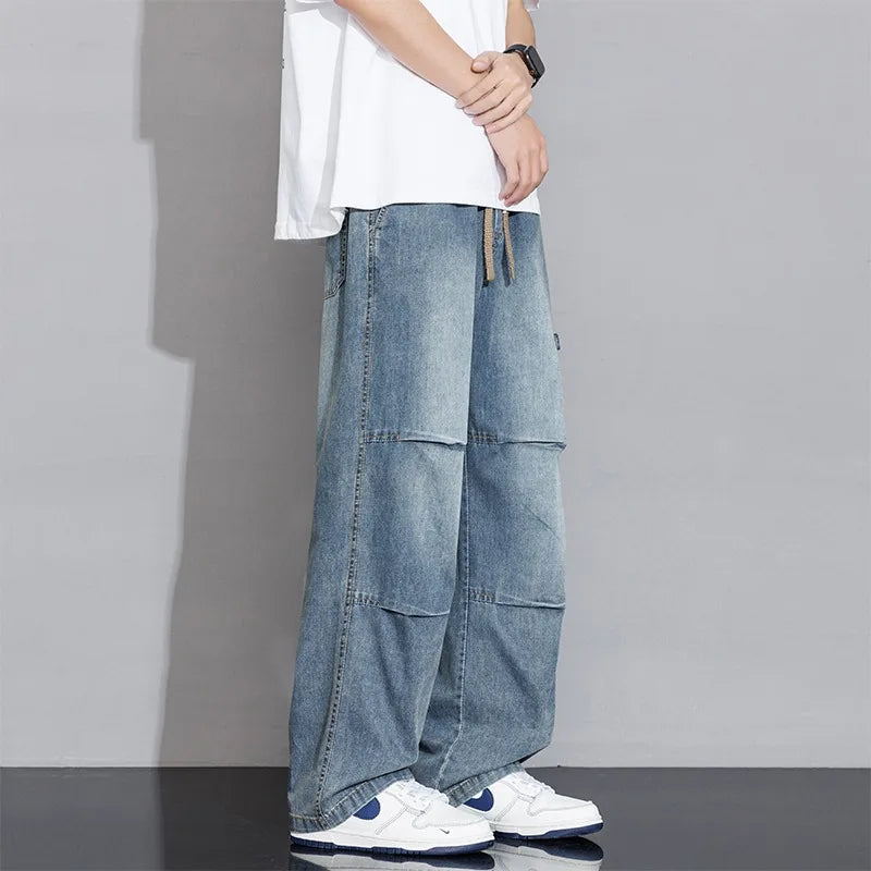 Vintage Washed Cotton Jeans