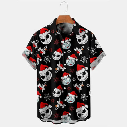 Skull Gothic Short Sleeve Shirt