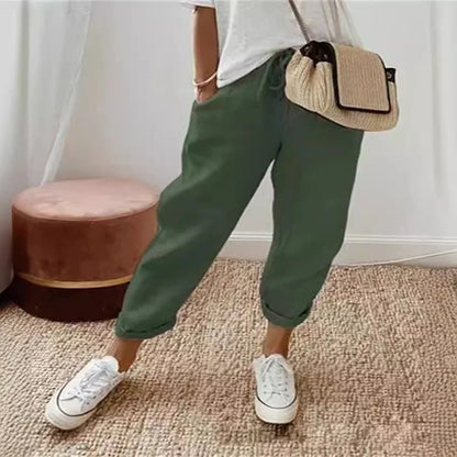 Women’s Casual Striped Ankle Pants