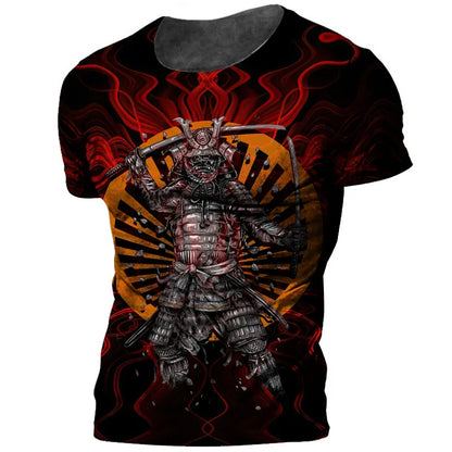 Samurai Oversized Cotton Punk T-Shirt