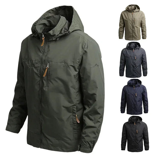 Autumn Winter Windbreaker Waterproof Hiking Jacket