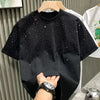 Summer Rhinestone Rivet T-Shirt