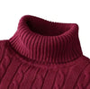 Men's High Neck Knitted Sweater