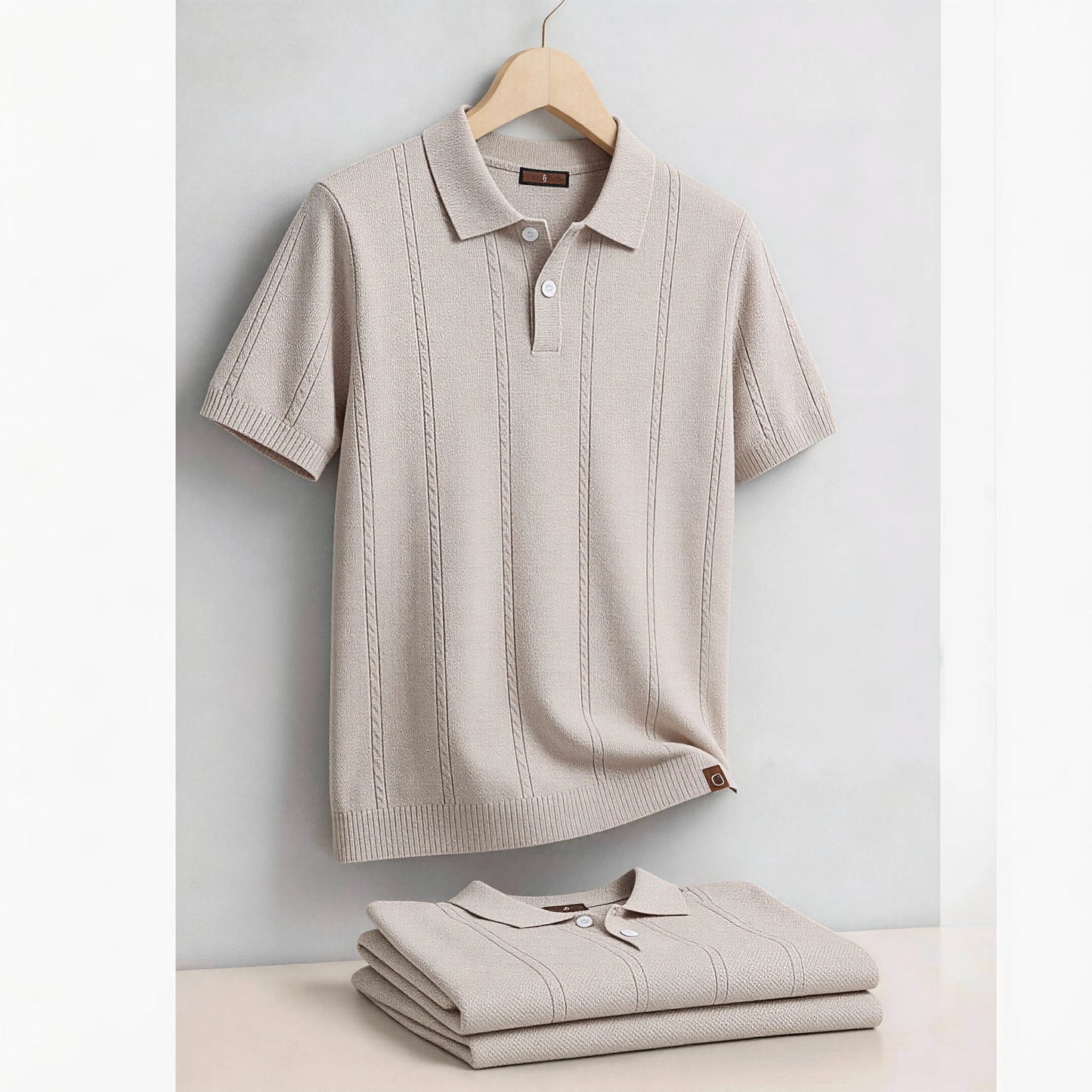 Riviera Knit Polo – Premium Summer Essential