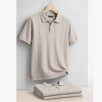 Riviera Knit Polo – Premium Summer Essential