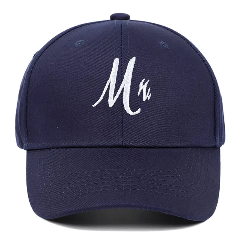 Mom & Dad Embroidered Baseball Caps – Couples Gift Set