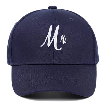 Mom & Dad Embroidered Baseball Caps – Couples Gift Set