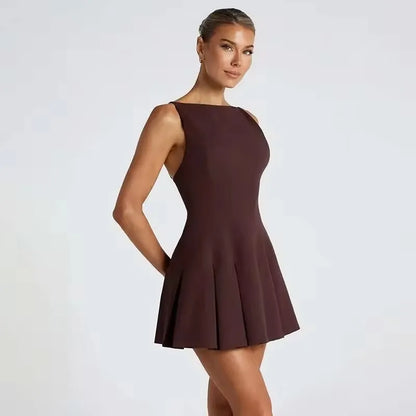 Sleeveless Fit & Flare Dress