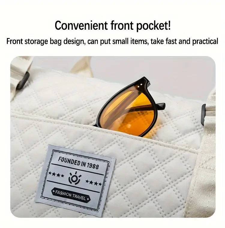 Large Capacity Travel Duffle Bag Sports Gym Yoga Tote Weekend Overnight Bag and Luggage Organiser