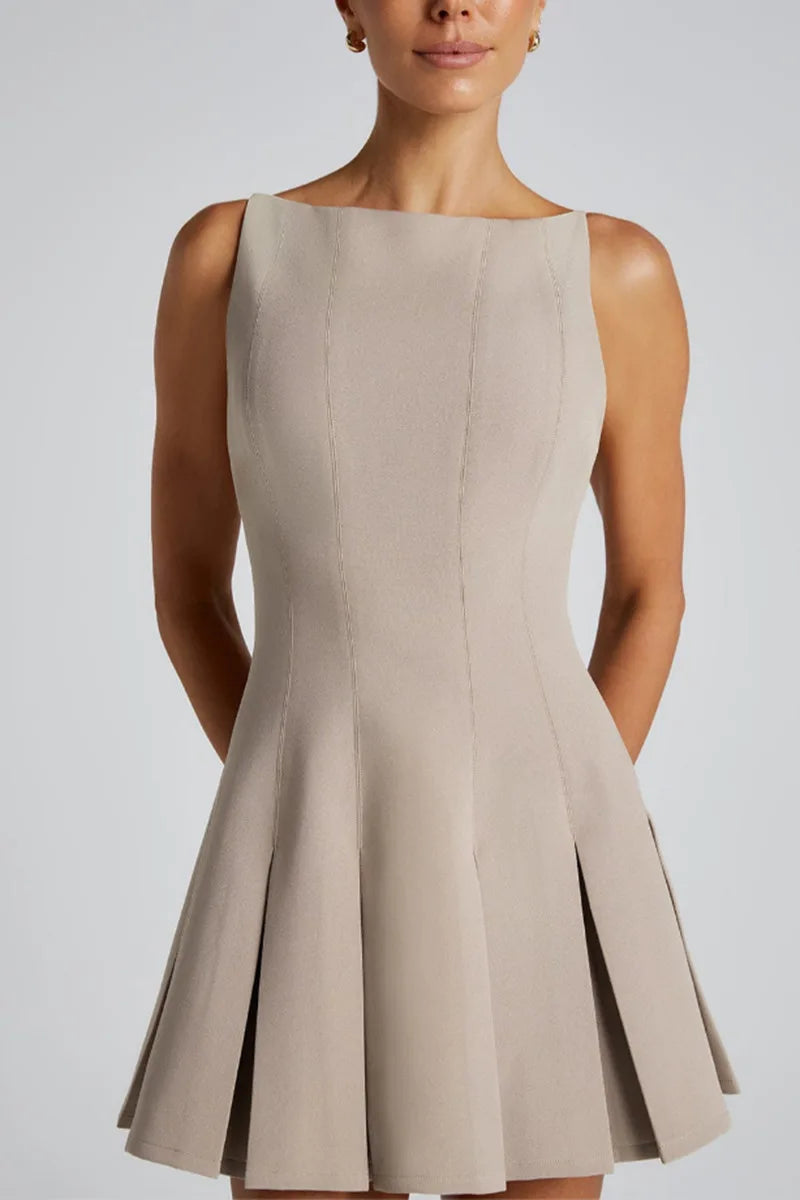 Sleeveless Fit & Flare Dress