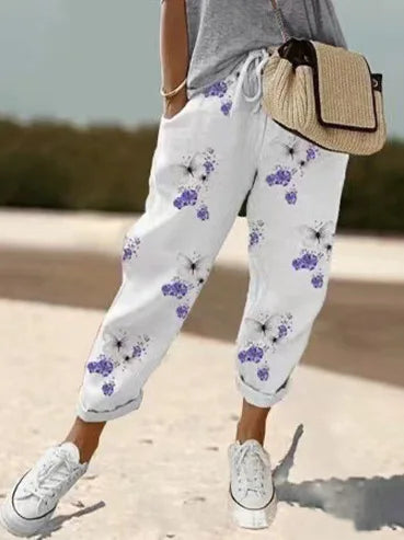 Women’s Casual Striped Ankle Pants