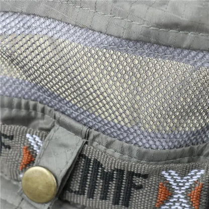 Men’s Summer Bucket Hat – UV Protection, Wide Brim, Mesh Design