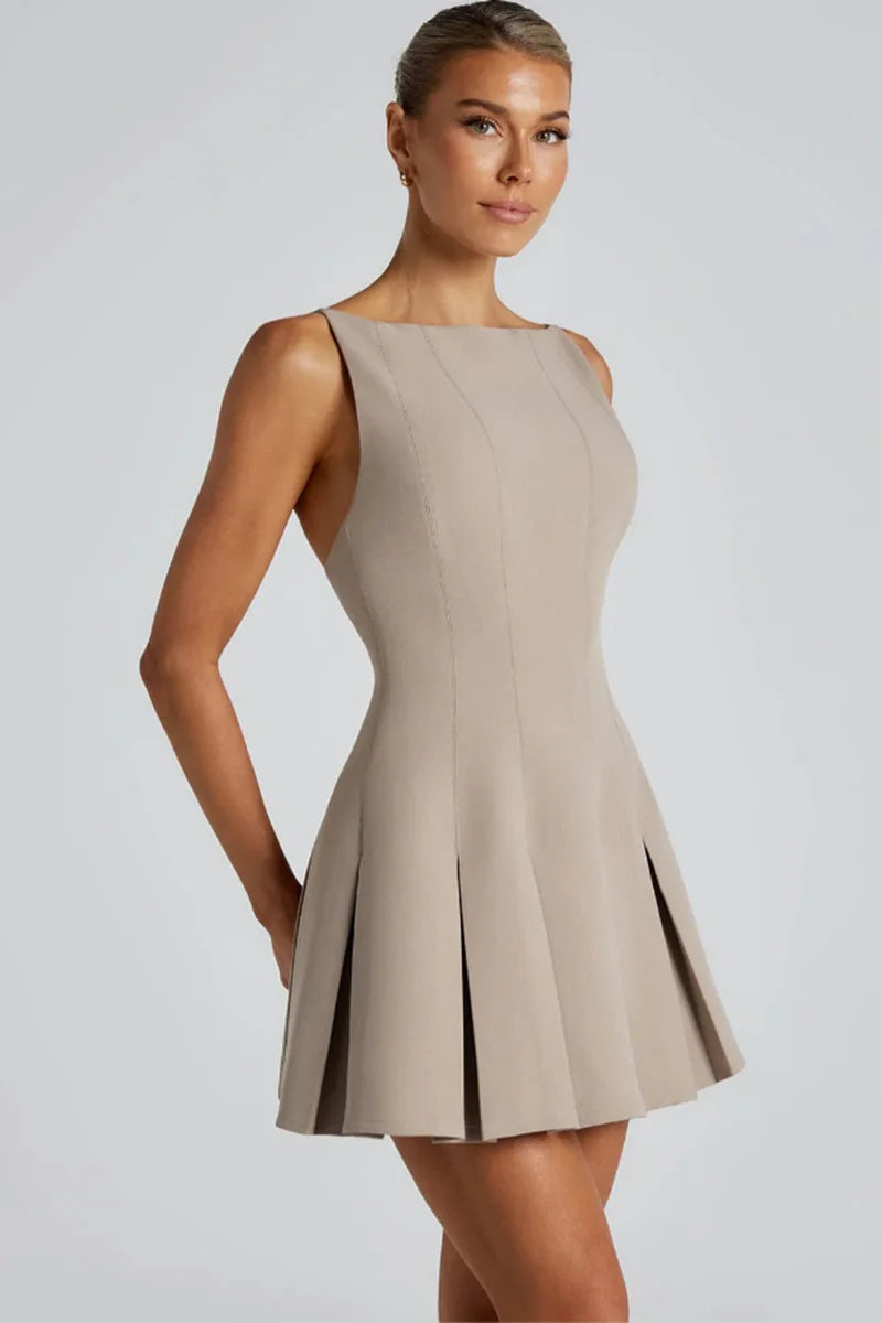 Sleeveless Fit & Flare Dress