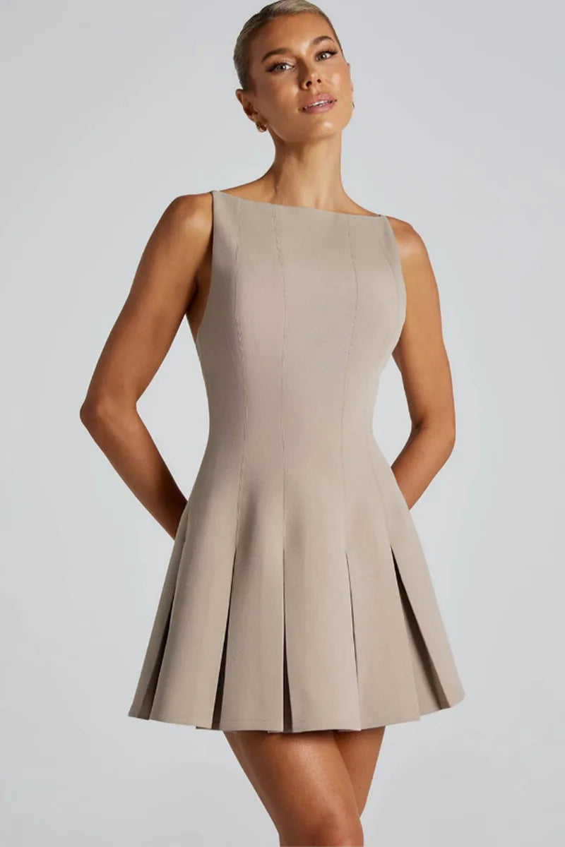 Sleeveless Fit & Flare Dress