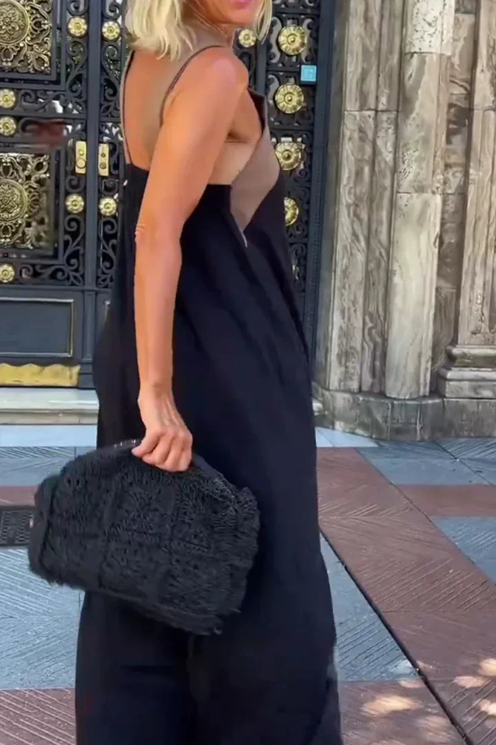 Mira™ Cross-Halter Beach Maxi Dress