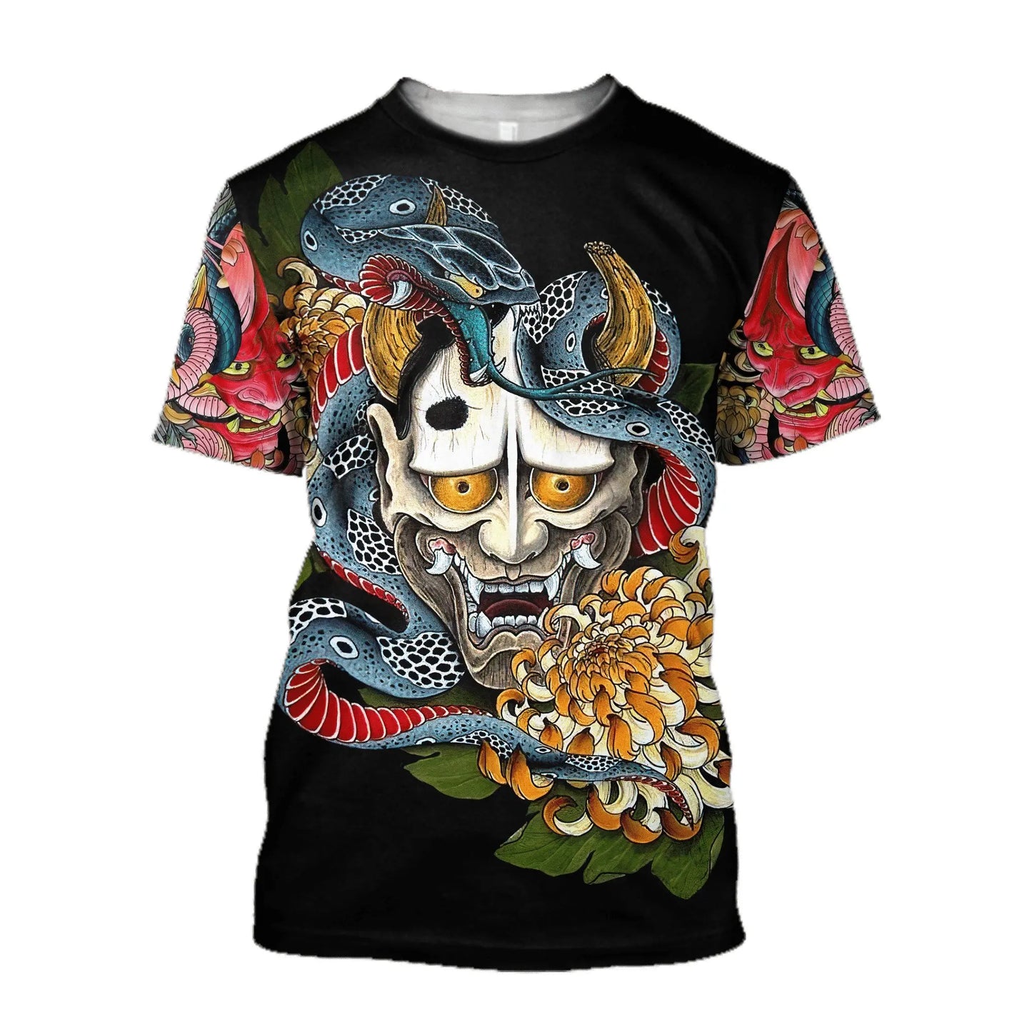 Samurai Oversized Cotton Punk T-Shirt